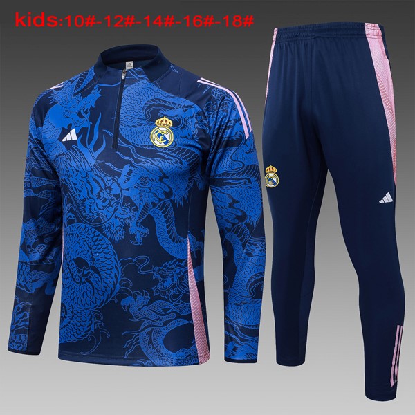 Kinder Sweatshirts Real Madrid 2024-2025 Blau 3